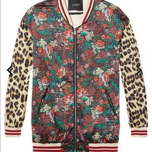 never worn scotch and soda silk bomber